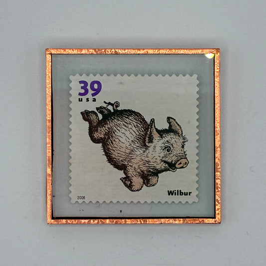Wilbur Stamp Magnet