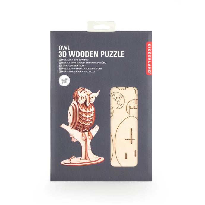 Owl 3D Wooden Puzzle