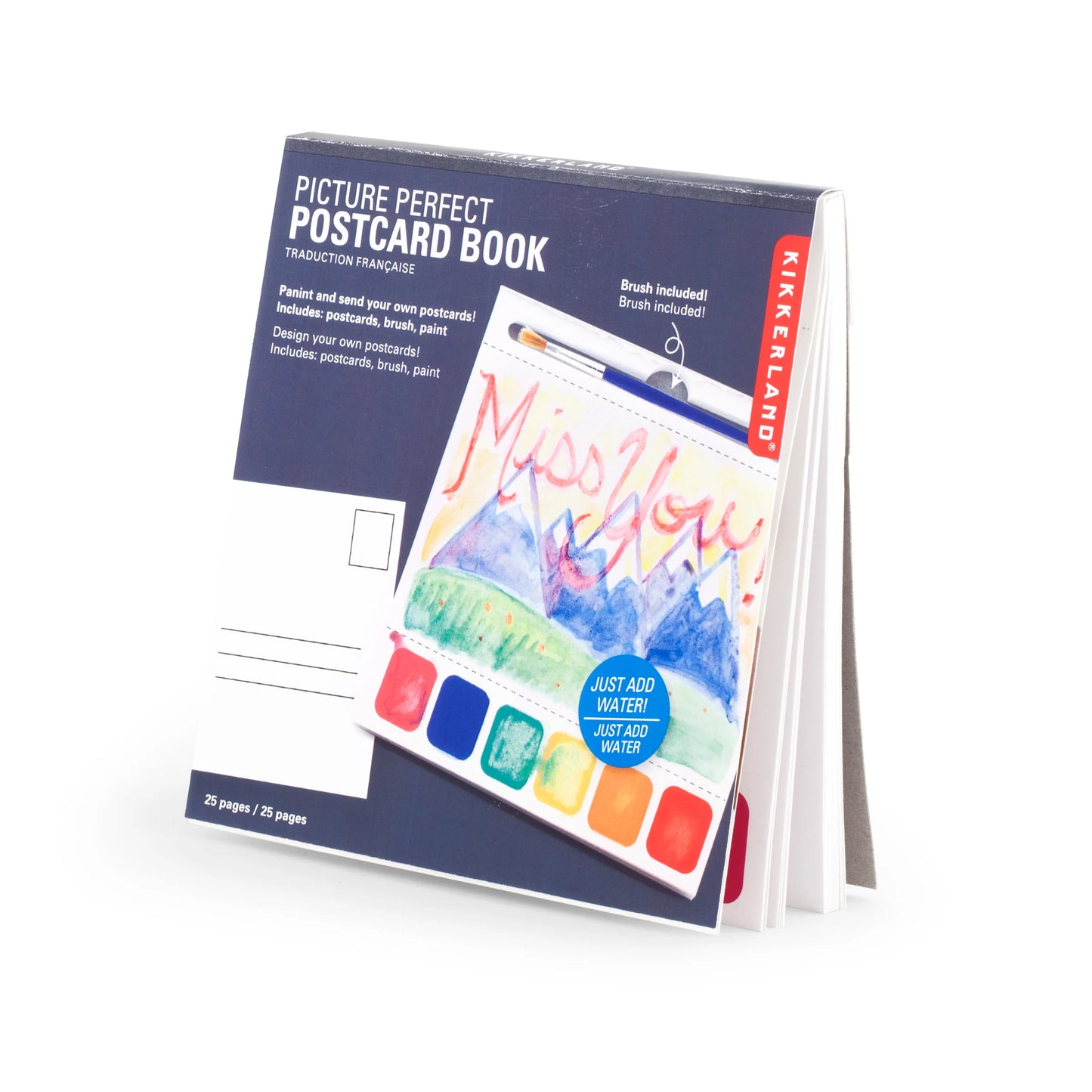 Postcard Paint Book