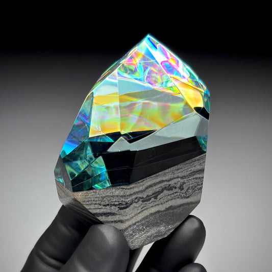 Gneiss Moonrise – Faceted Dichroic