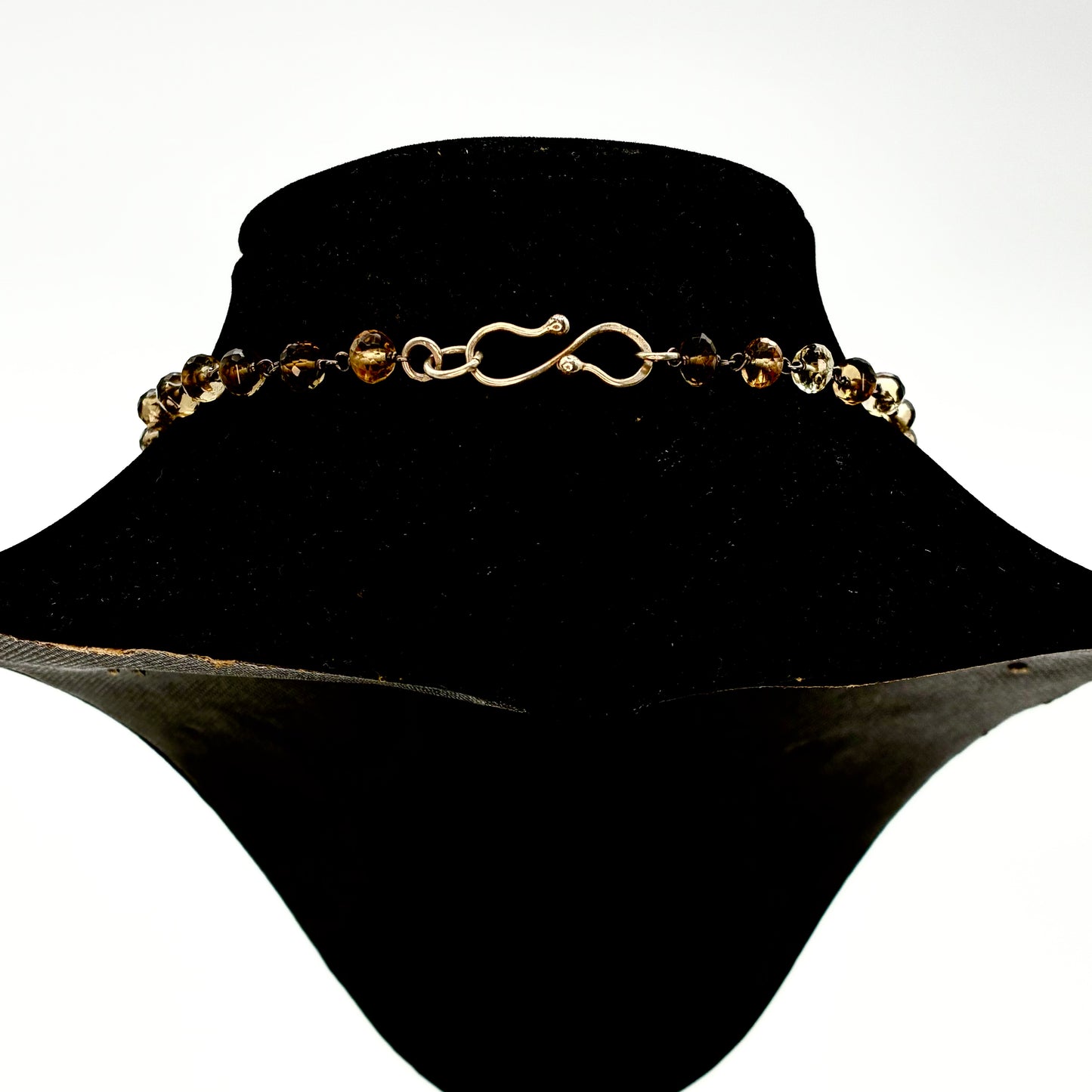 Amber Bee Necklace Hand Carved in Bali