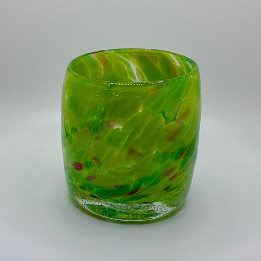 Green Glass Votive