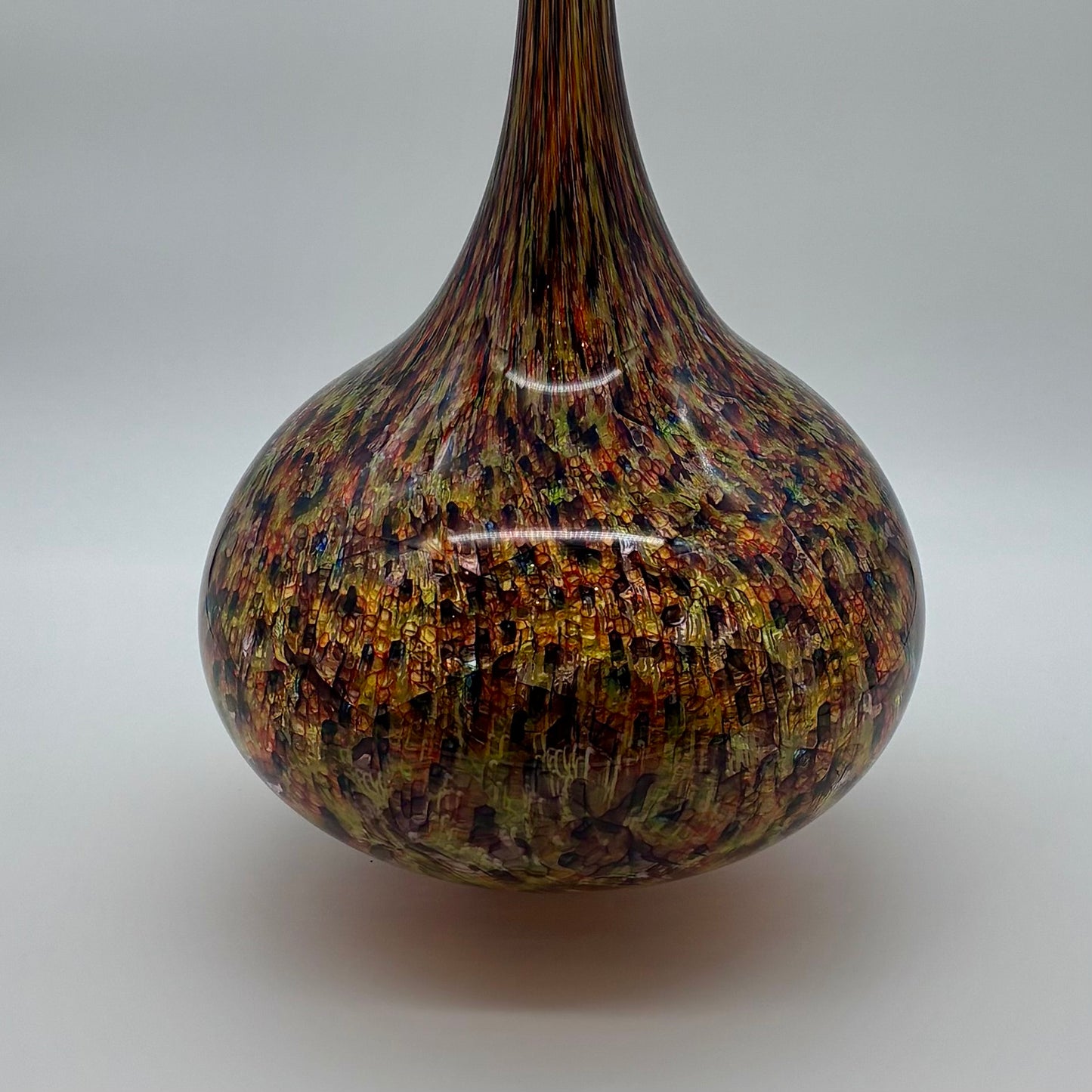 Colored Rain Teardrop Vessel