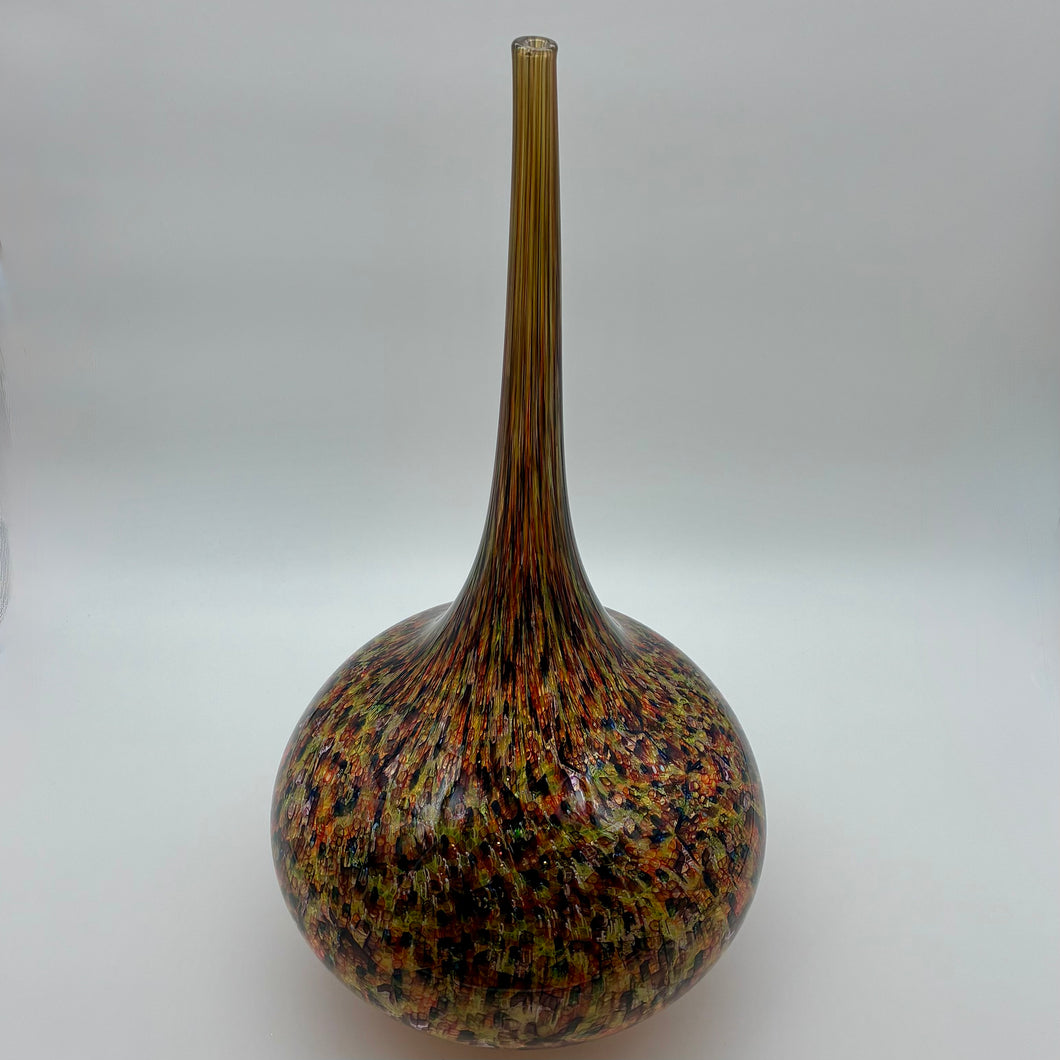 Colored Rain Teardrop Vessel