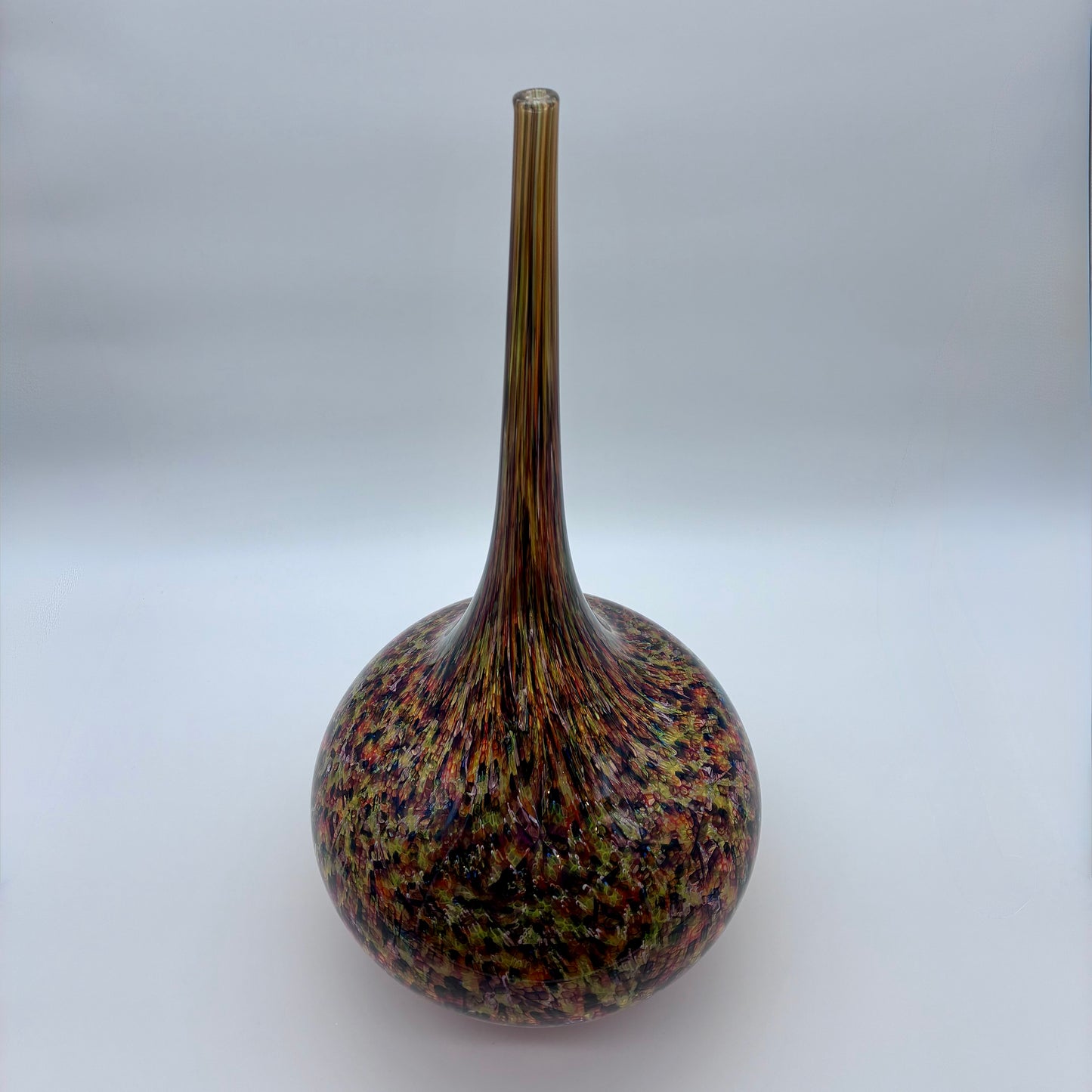 Colored Rain Teardrop Vessel