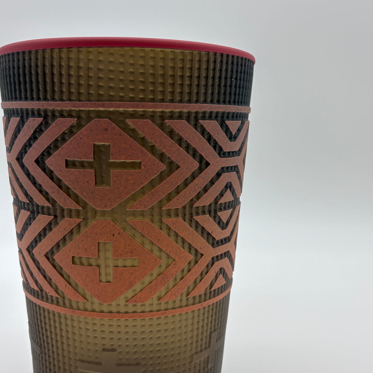Cedar/Brick Tlingit Basket