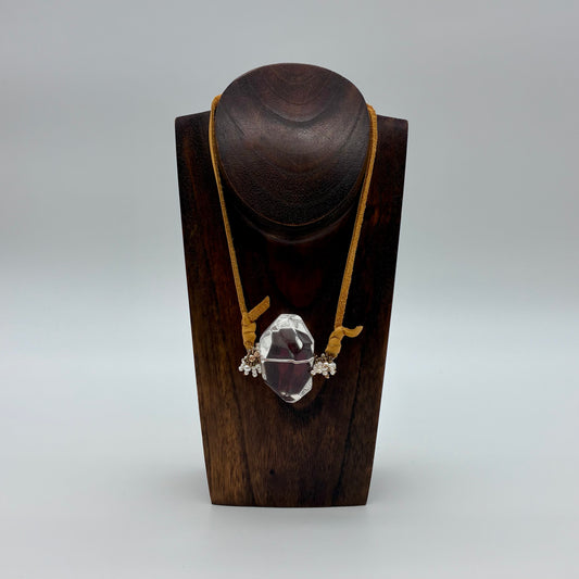 Smooth Quartz Crystal Pendant