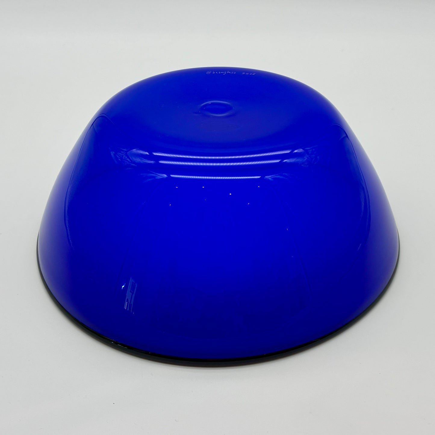 Baso Glass Bowl (medium) - Cobalt Blue
