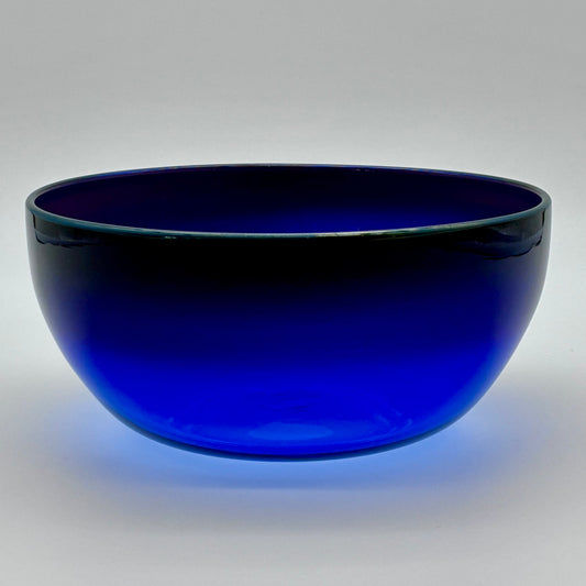 Baso Glass Bowl Small - Cobalt Blue