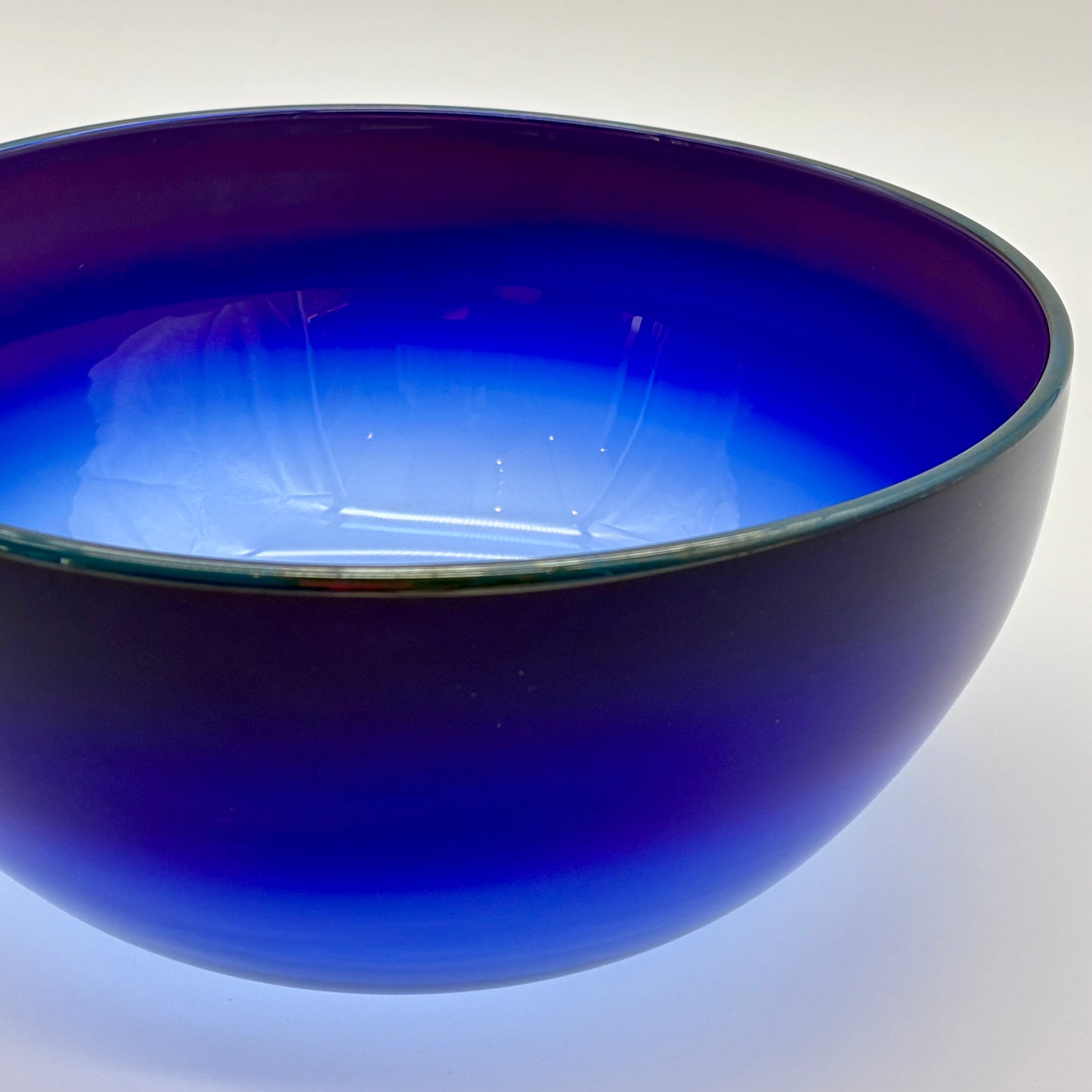 Baso Glass Bowl Small - Cobalt Blue