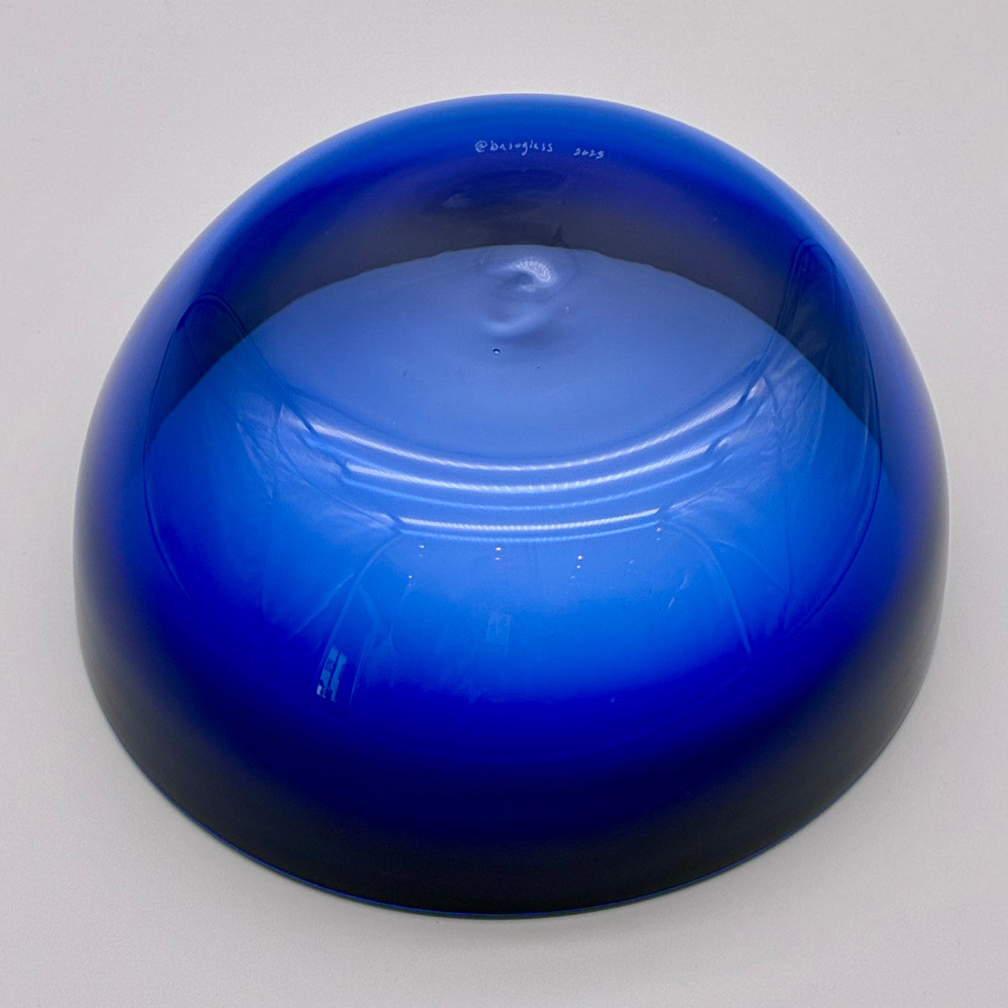 Baso Glass Bowl Small - Cobalt Blue