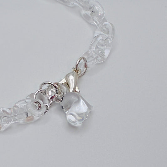Micro Chain Bracelet - Clear