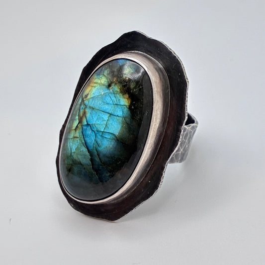 Labradorite Ring (Size 7.5)