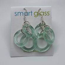 Recycled Glass Chandelier Earrings