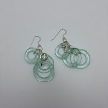 Recycled Glass Chandelier Earrings