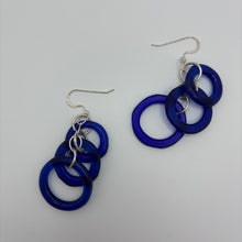 Recycled Glass Chandelier Earrings