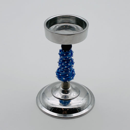 52 - Blue Candle Holder