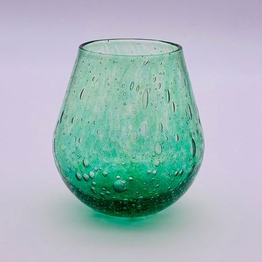 138 - Green Bubble Wine Cup
