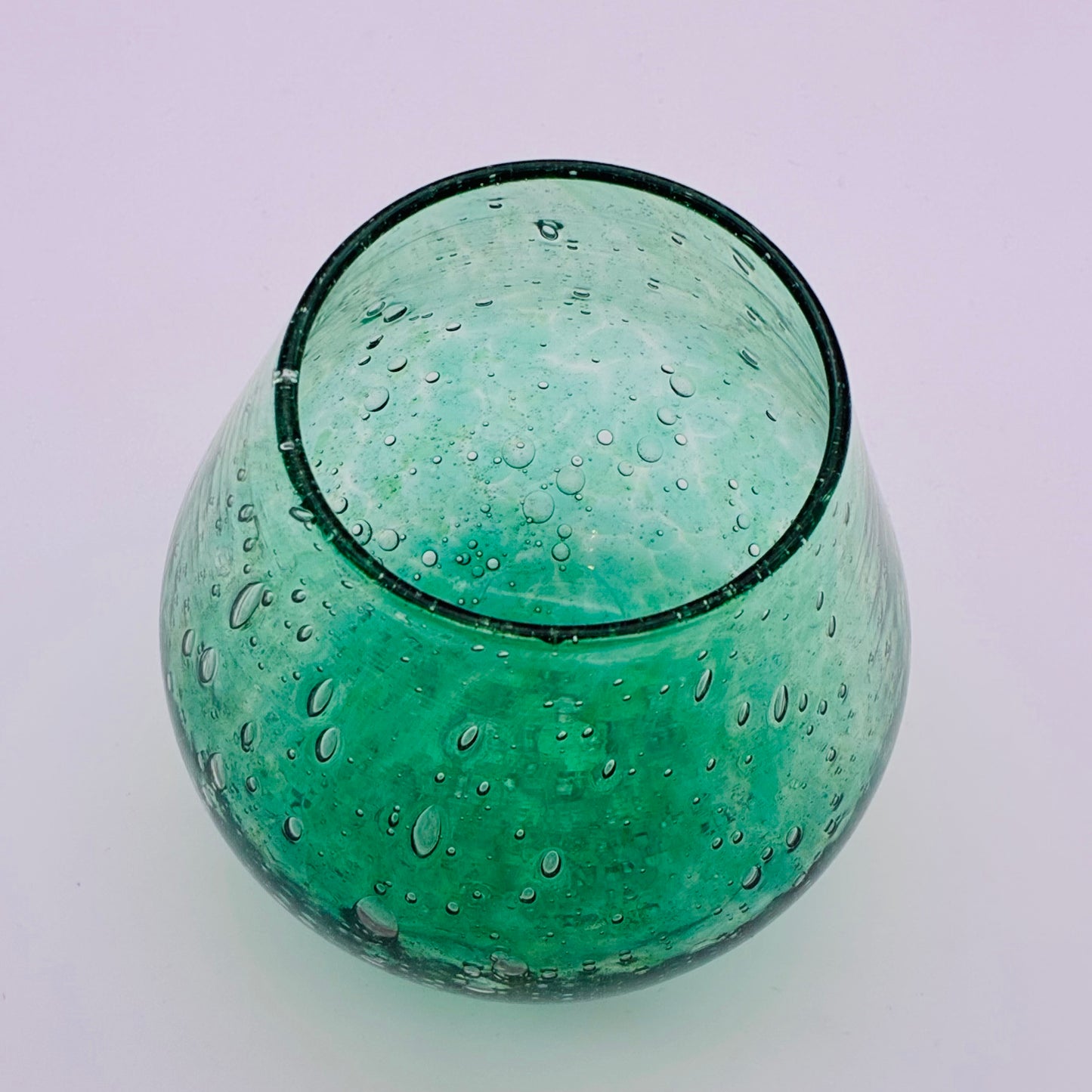 138 - Green Bubble Wine Cup