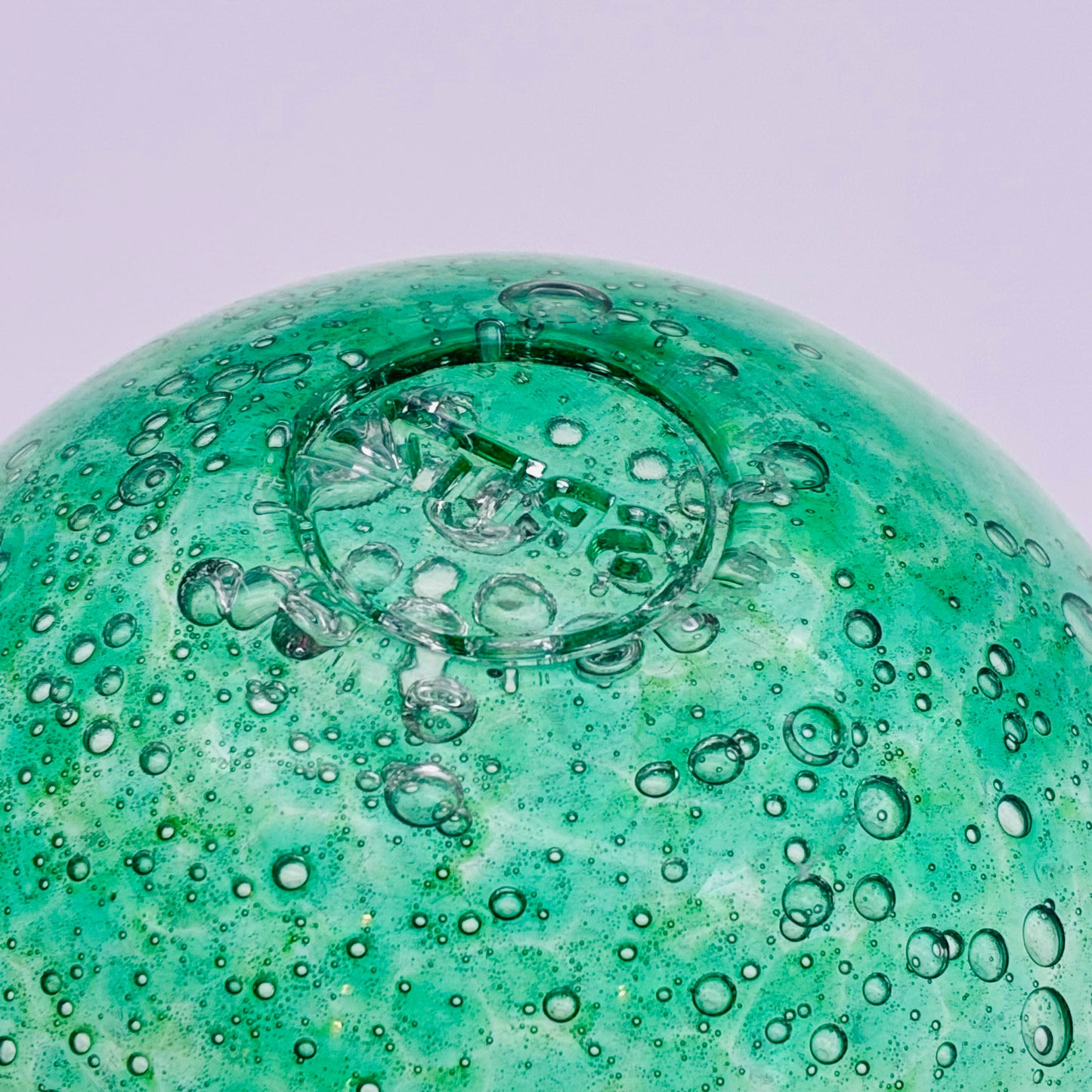 138 - Green Bubble Wine Cup