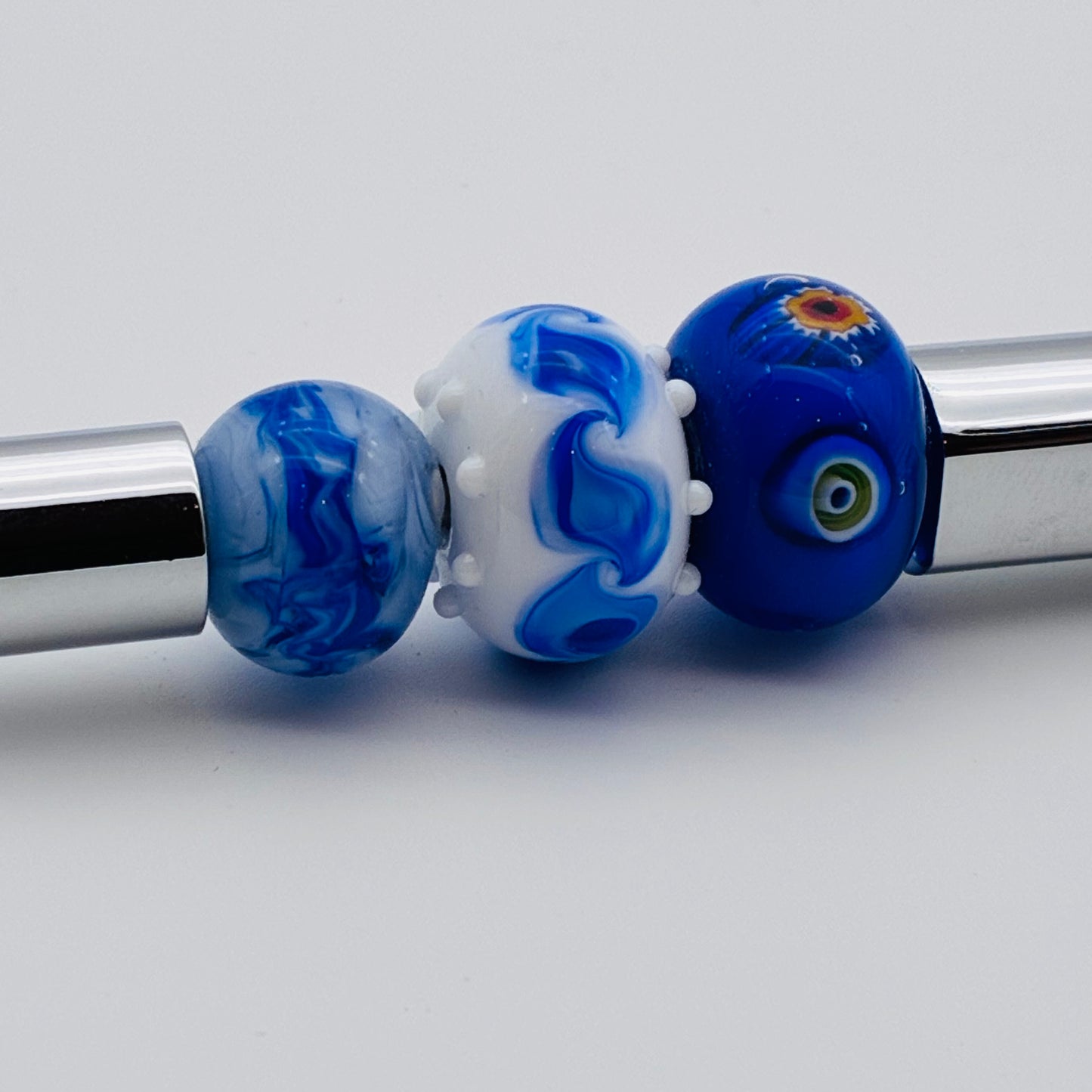 55 - Blue Murrine Bottle Opener