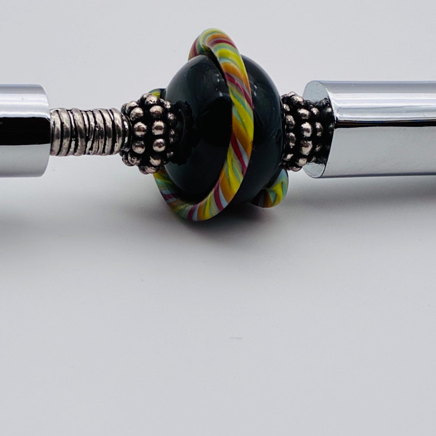 58 - Red & Yellow Twisty Wrap Bottle Opener