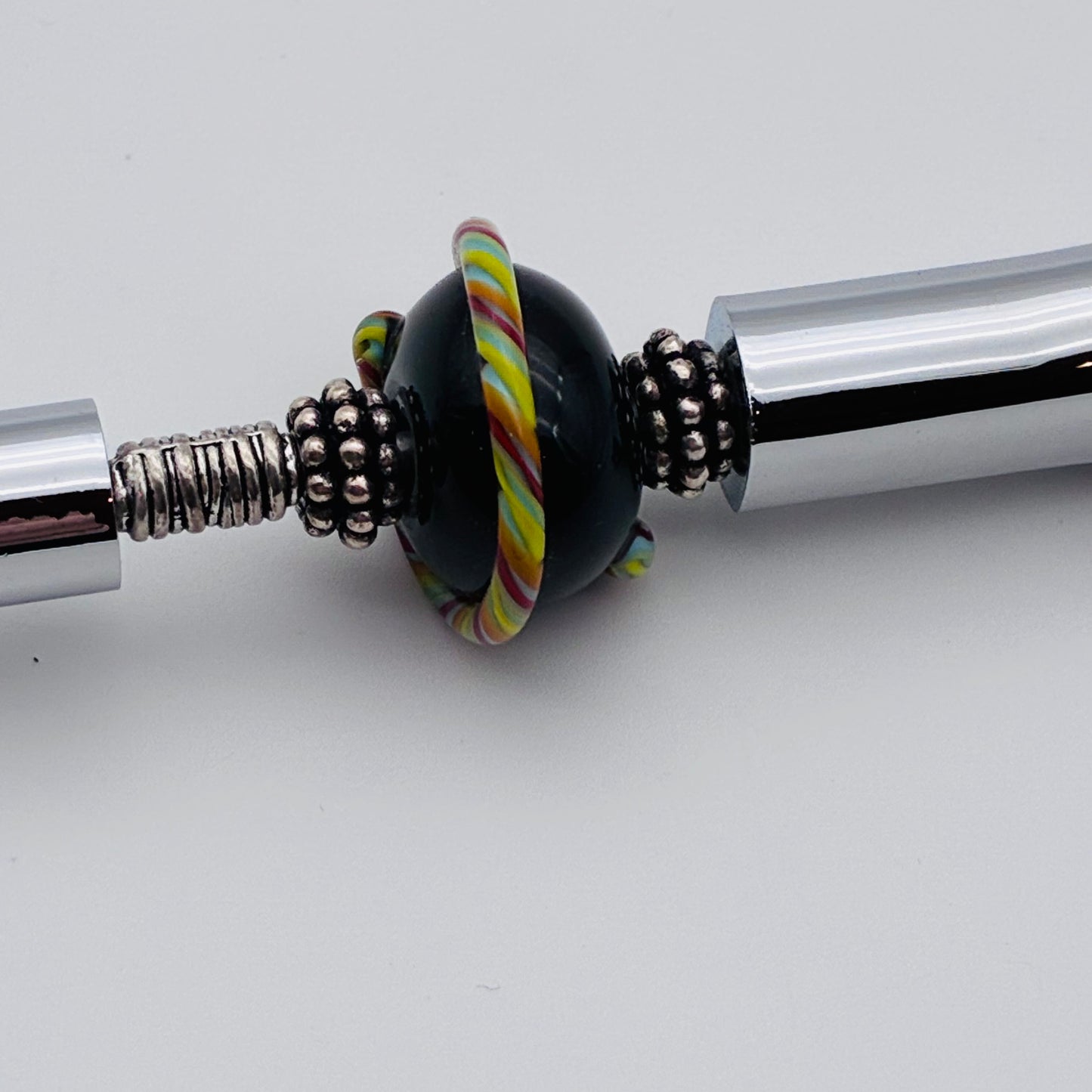 58 - Red & Yellow Twisty Wrap Bottle Opener