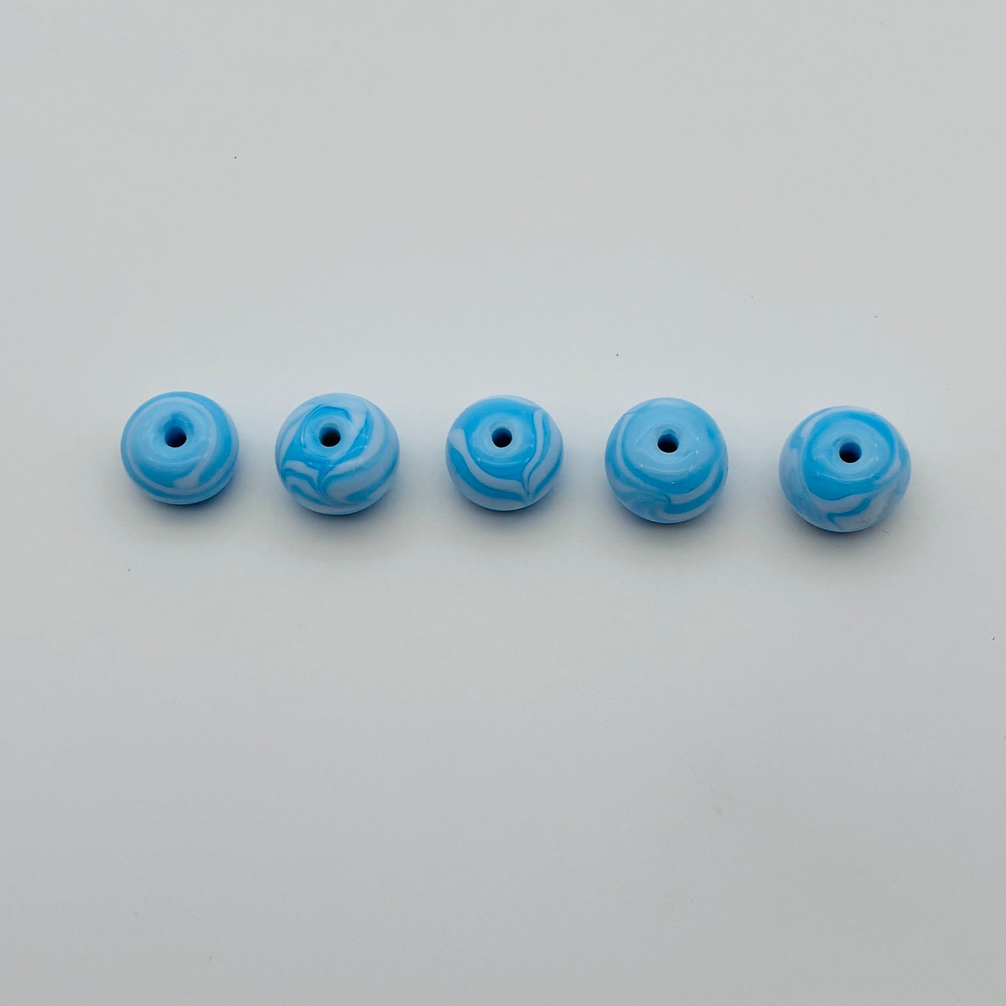 73 - Light Blue Beads