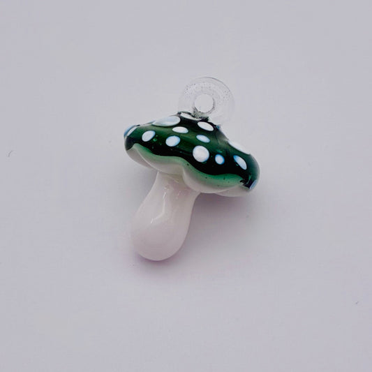 114 - Green Mushroom Pendant
