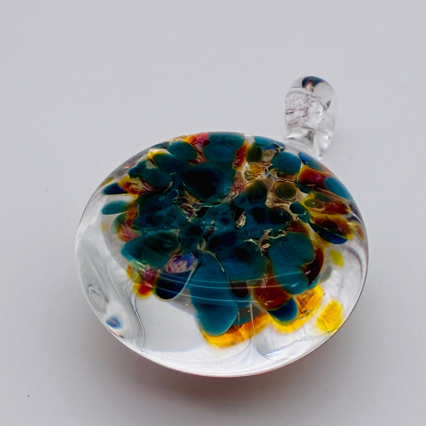 118 - Blue Implosion Pendant