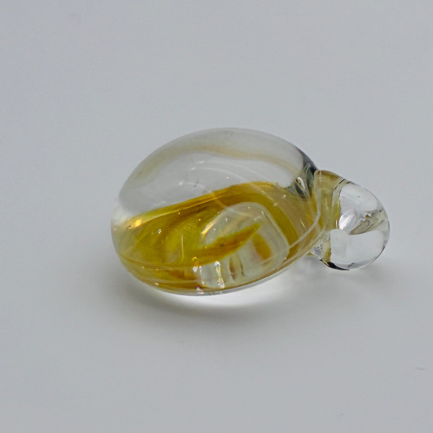121 - Yellow Spiral Pendant