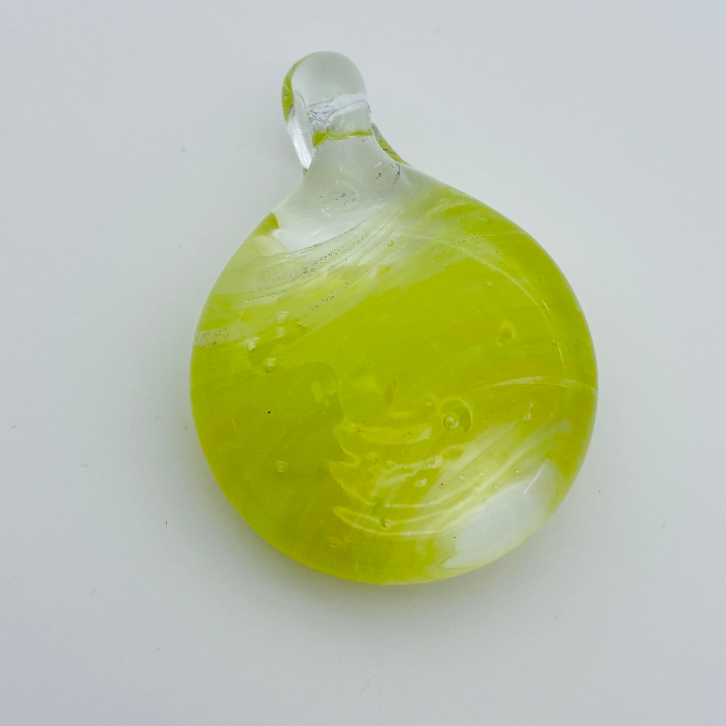 119 - Light Green Swirl Pendant