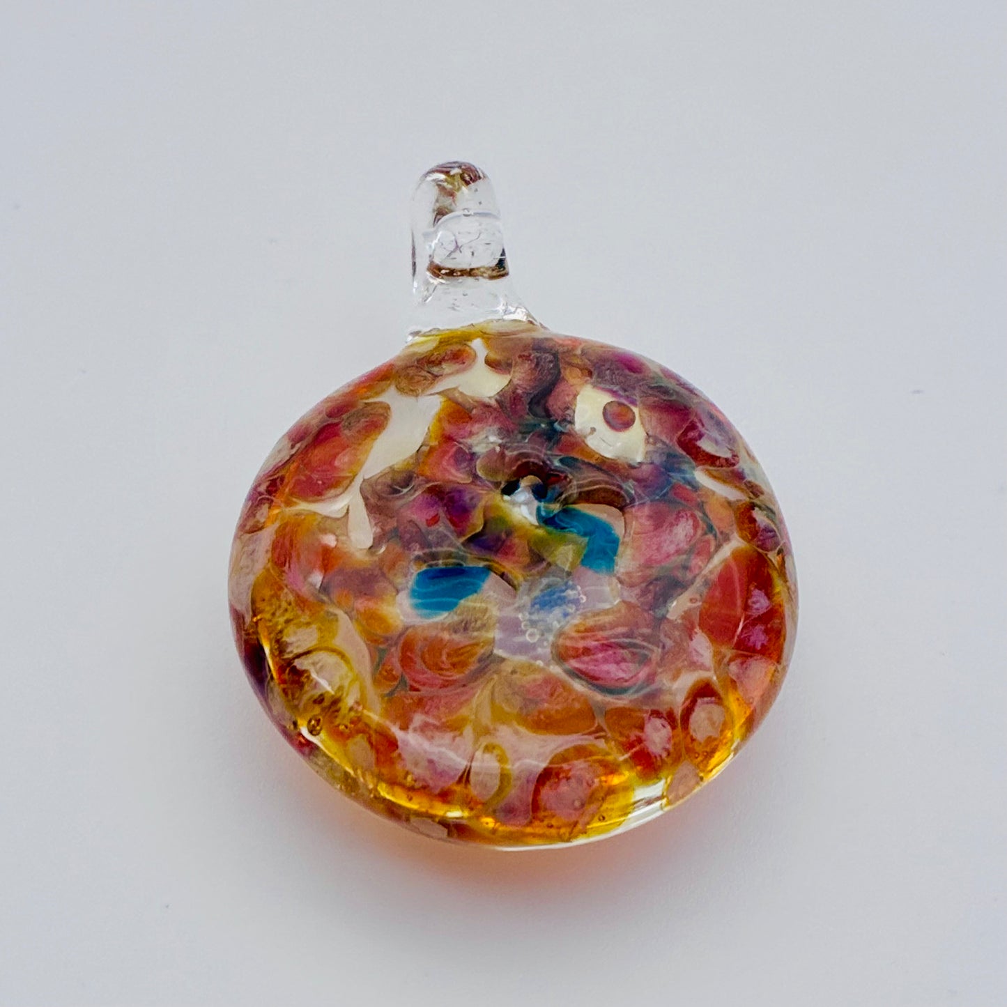 126 - Purple Dot Implosion Pendant