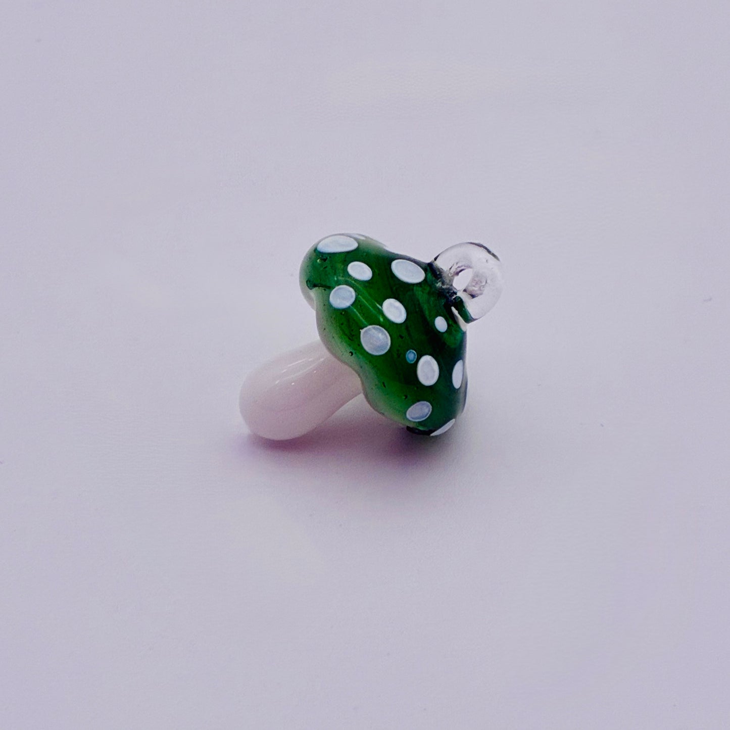 113 - Green Mushroom Pendant