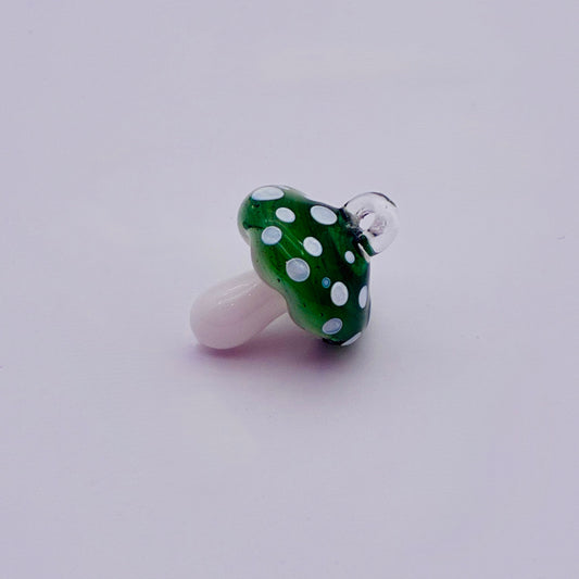 113 - Green Mushroom Pendant