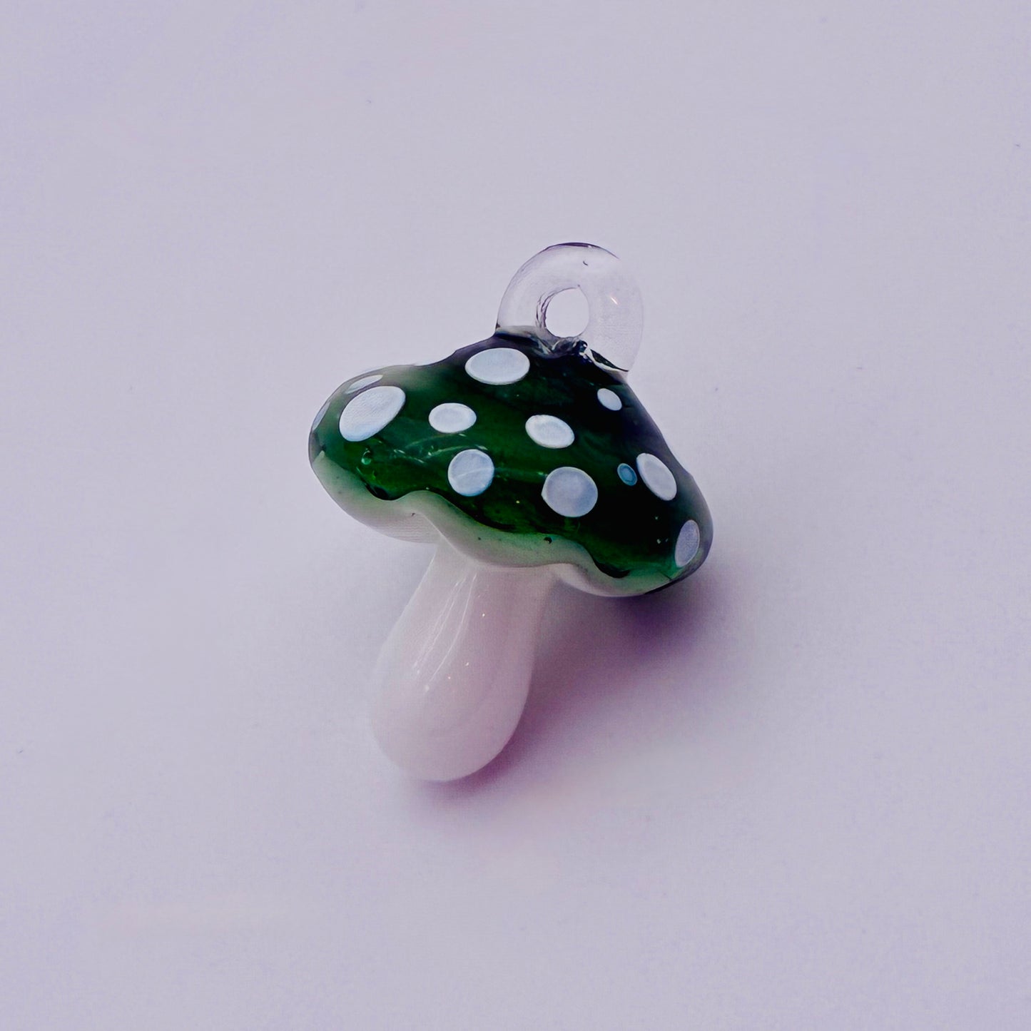 113 - Green Mushroom Pendant