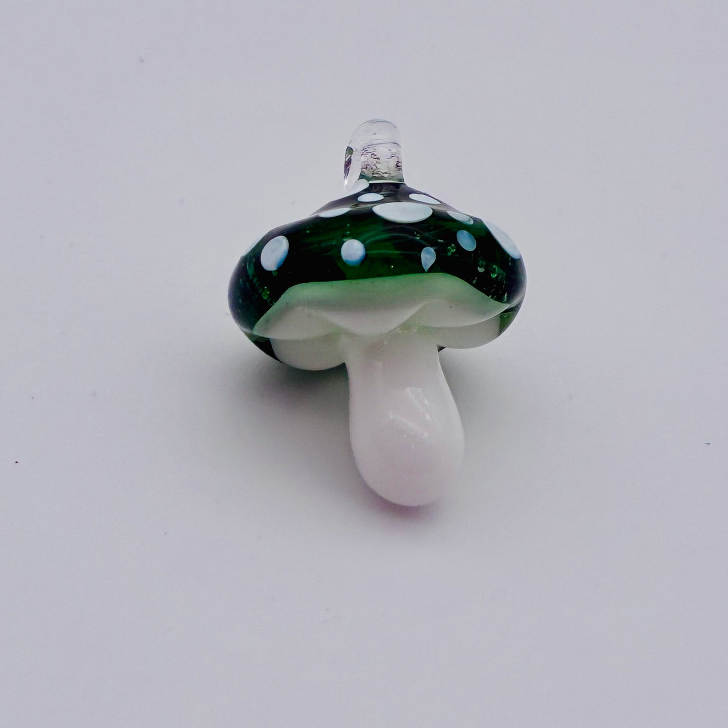 113 - Green Mushroom Pendant