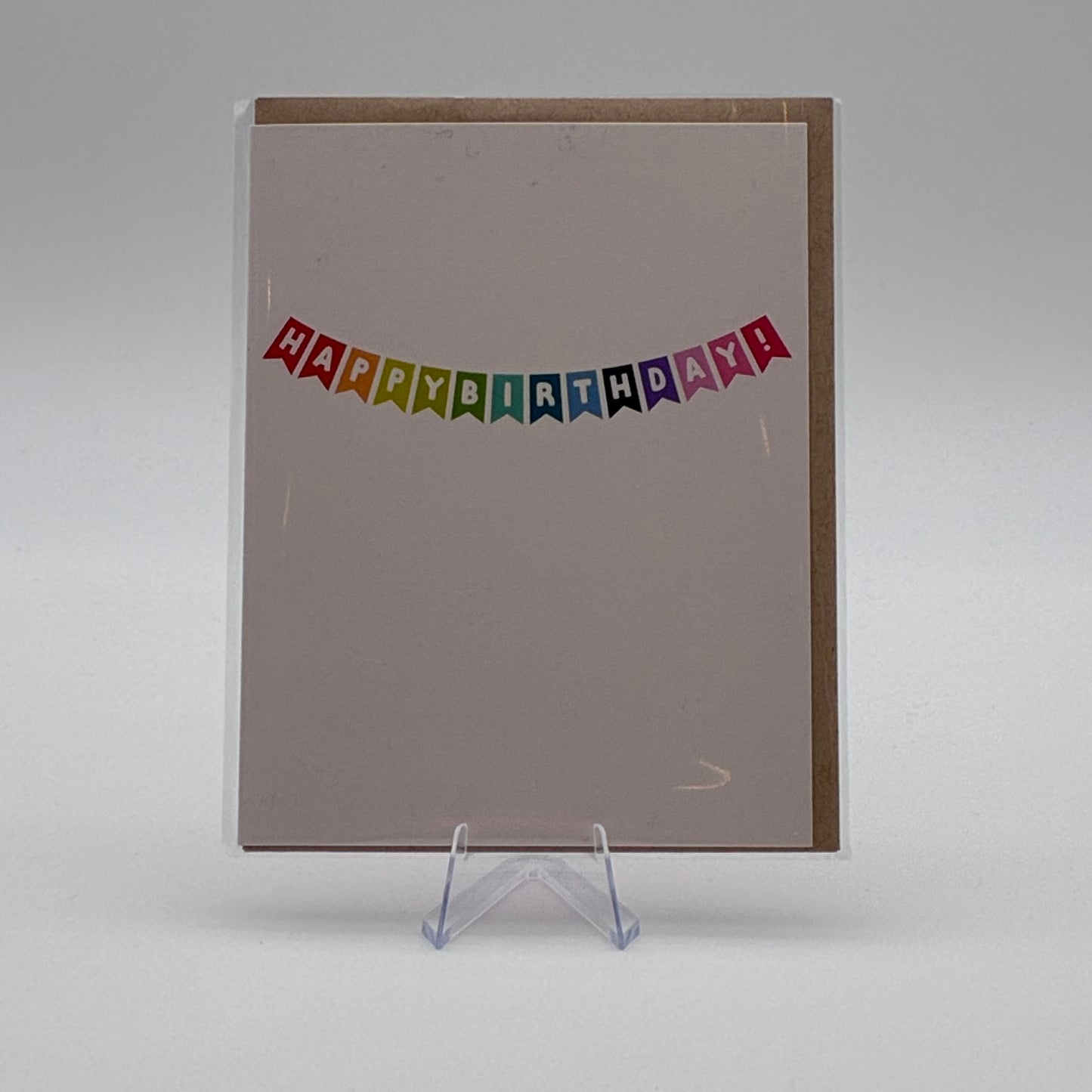 Happy Birthday Banner Card