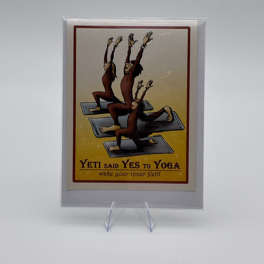 Yeti Said Yes To Yoga