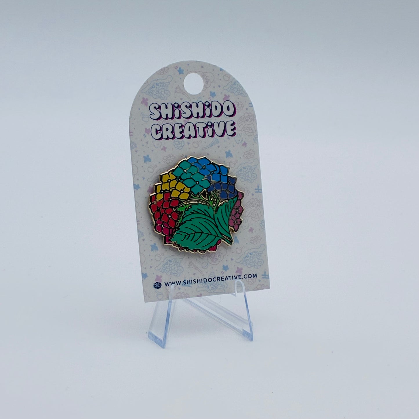 Hydrangea / Ajisai • Japanese Floral Pin