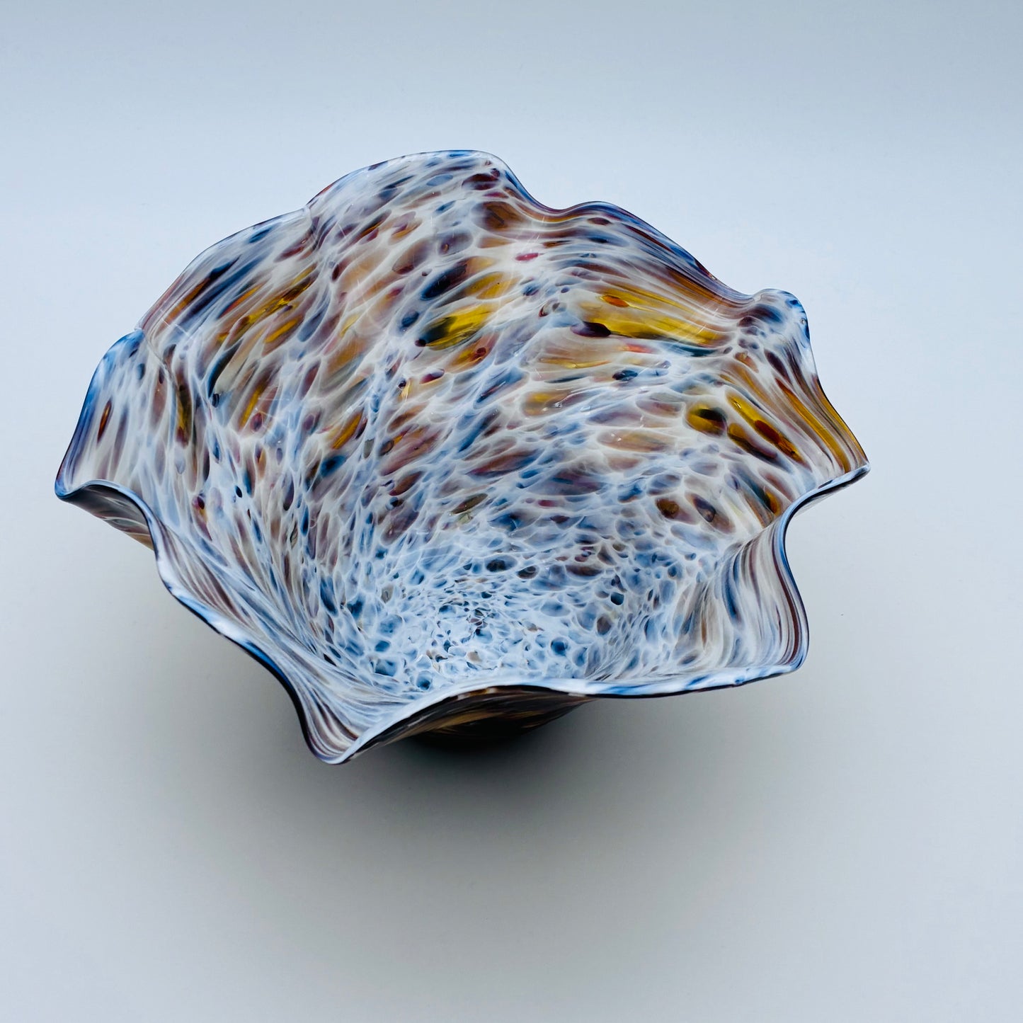 167 - Brown Wavy Bowl