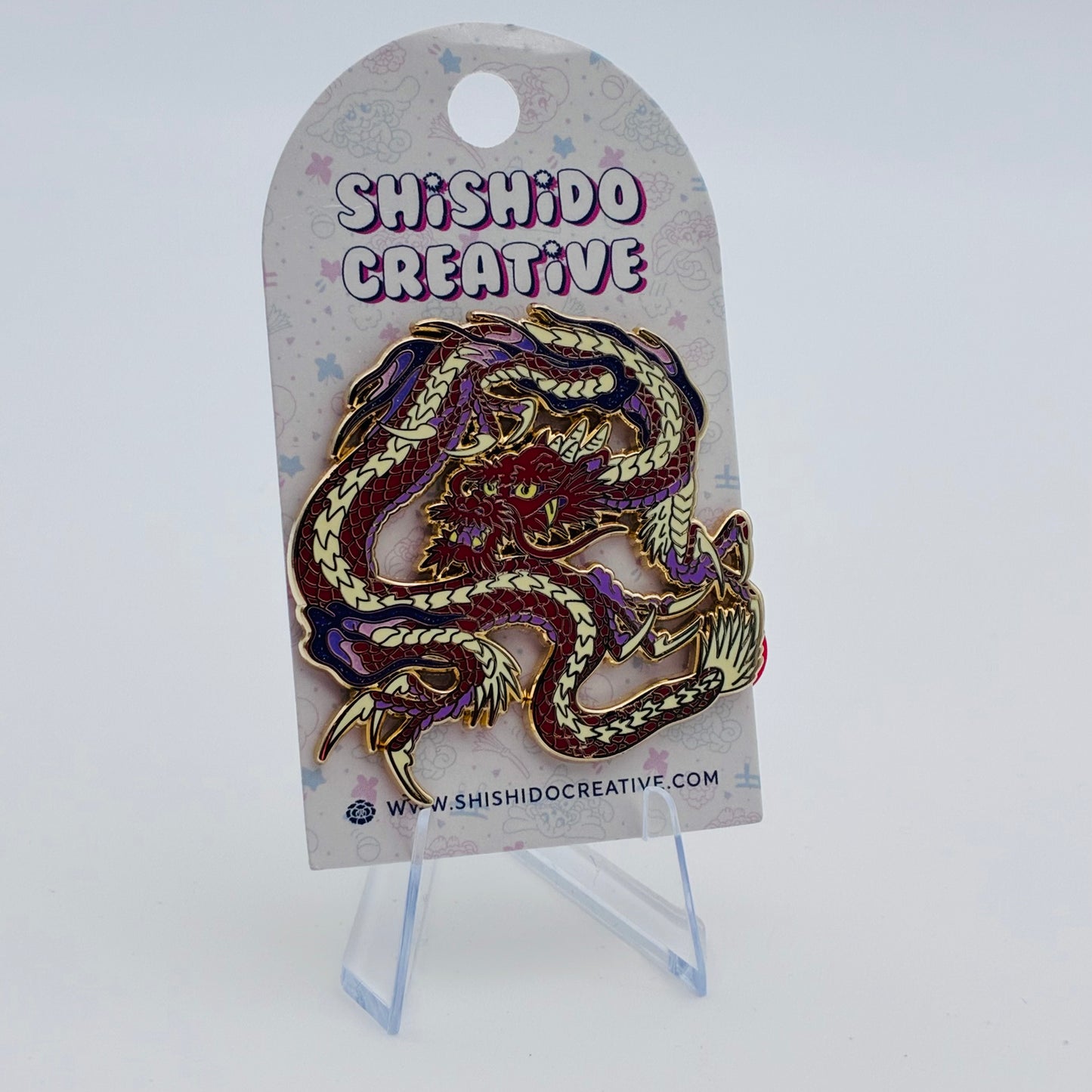 Japanese Dragon Yokai Pin