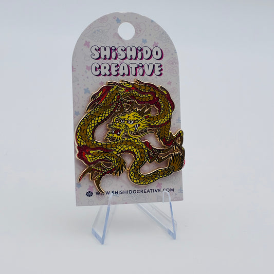 Japanese Dragon Yokai Pin