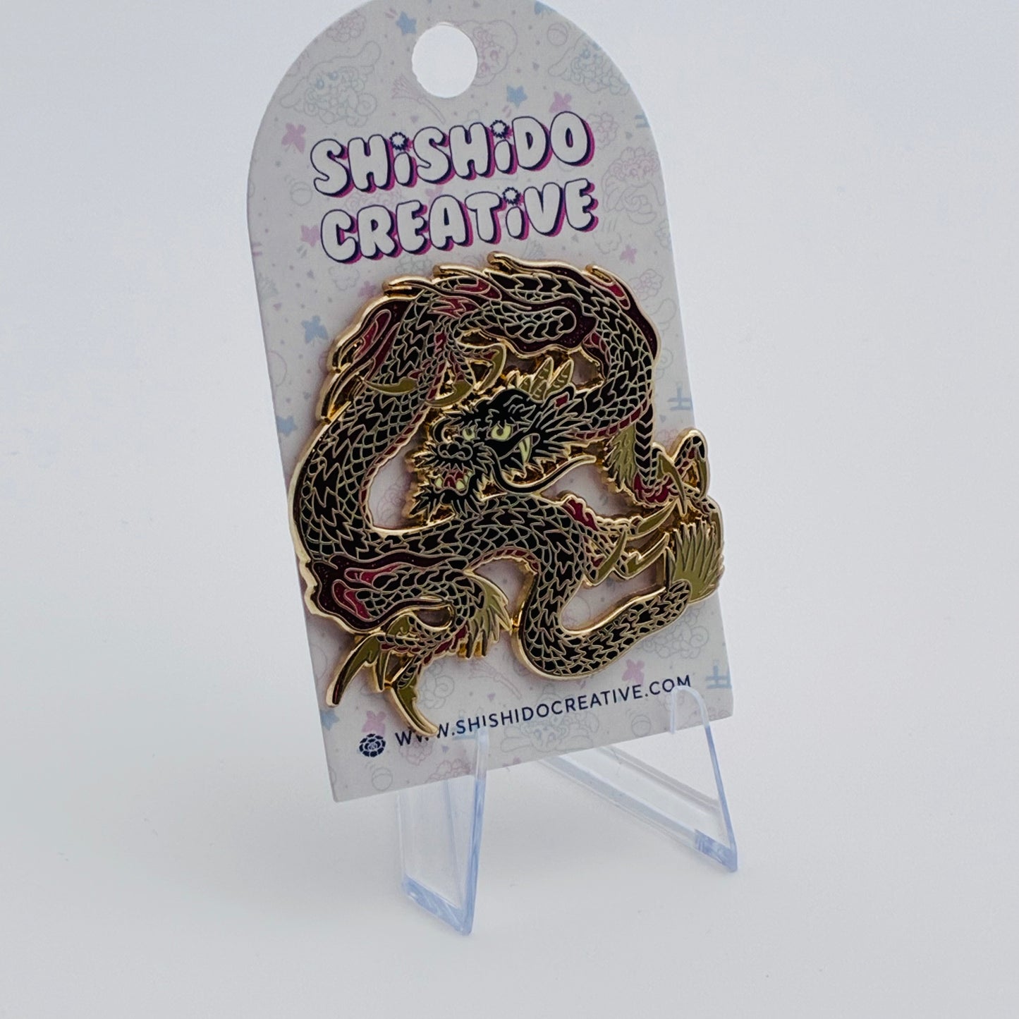 Japanese Dragon Yokai Pin