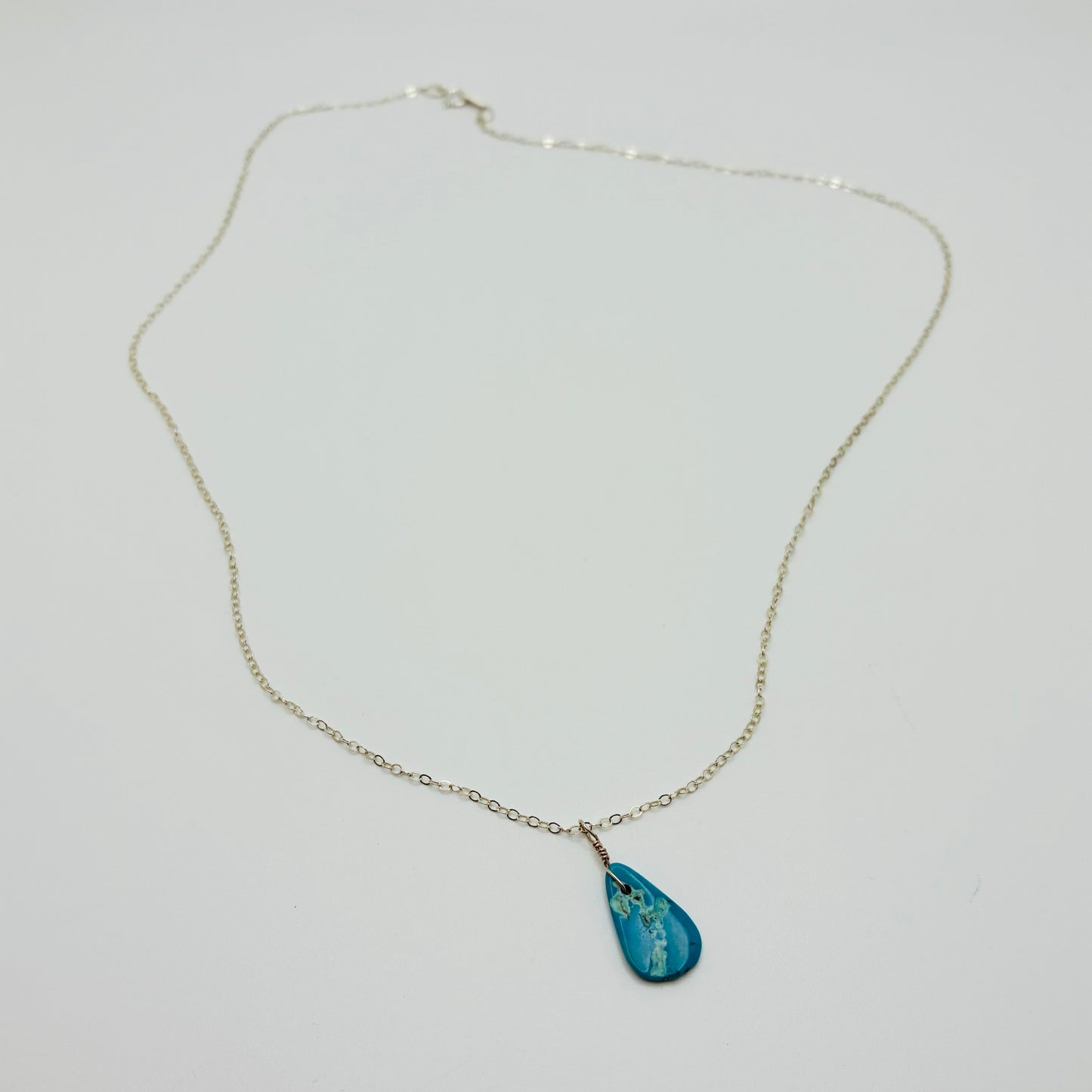 Drop of Rain Necklace - Sterling Silver