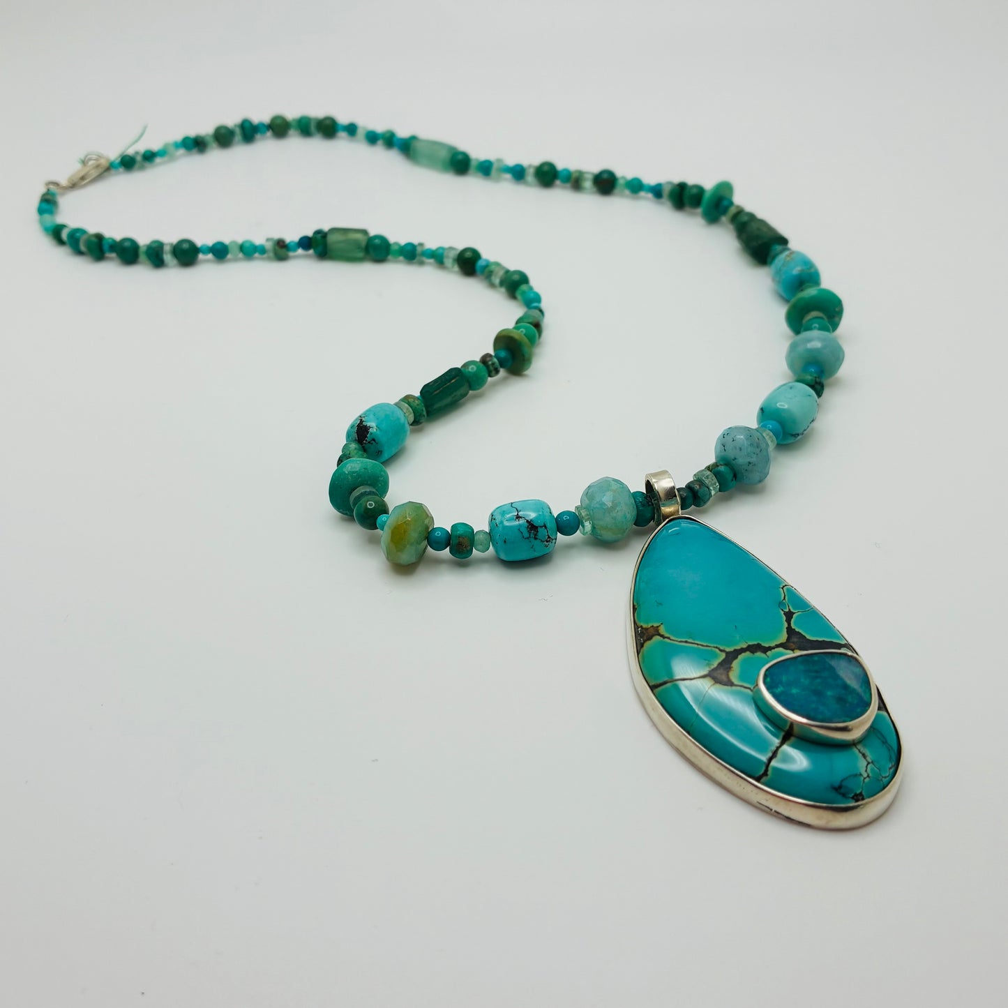 Turquoise + Australian Opal Necklace