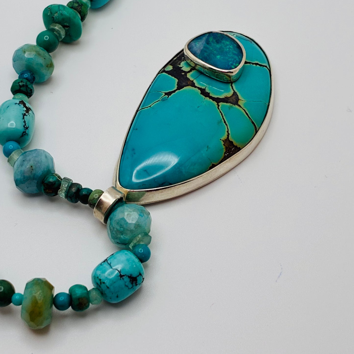 Turquoise + Australian Opal Necklace