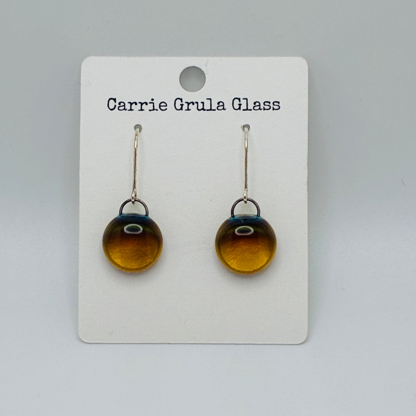 Amber Gem Earrings