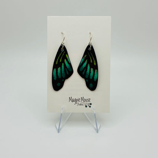 Enamel "Monarch" Earrings