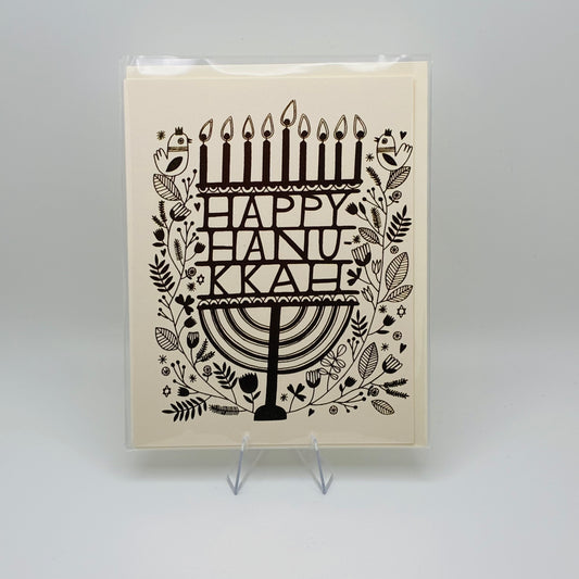 "Happy Hanukkah" Card